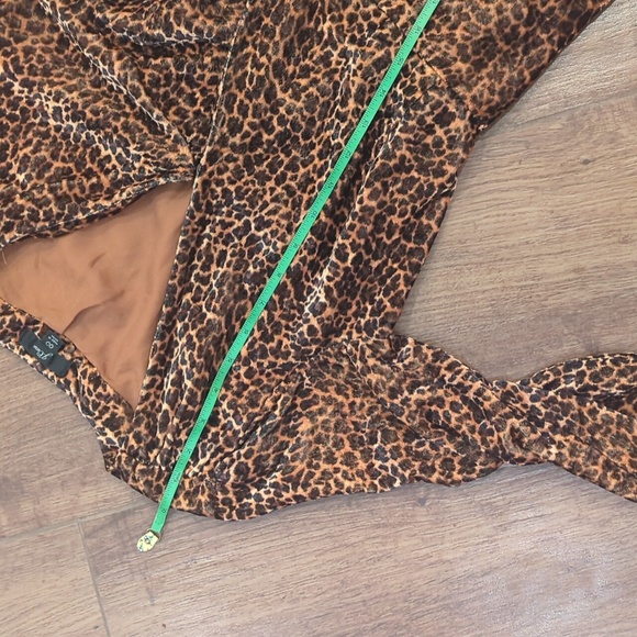 NWOT J Crew Velvet Leopard Dress - Picture 7 of 8